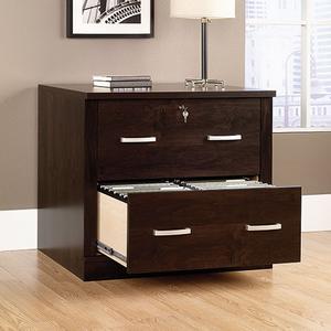 Sauder Office Port File Cabinet - Dark Alder