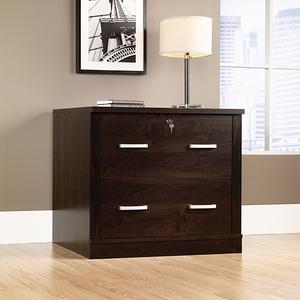 Sauder Office Port File Cabinet - Dark Alder alternate view