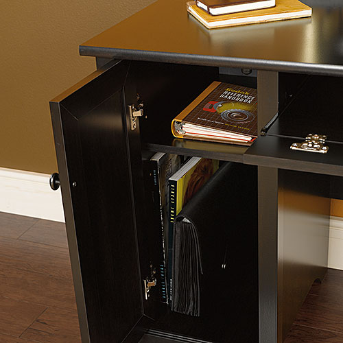 Sauder Edge Water Computer Desk - Estate Black