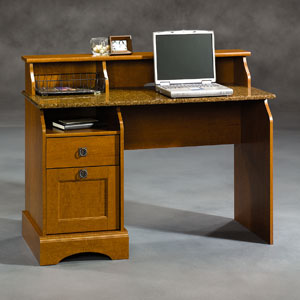 Sauder Graham Hill Desk - Autumn Maple