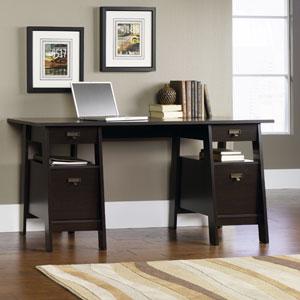 Sauder Stockbridge Desk - Jamocha