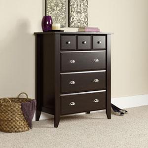 Sauder Shoal Creek 4 Drawer Chest - Jamocha