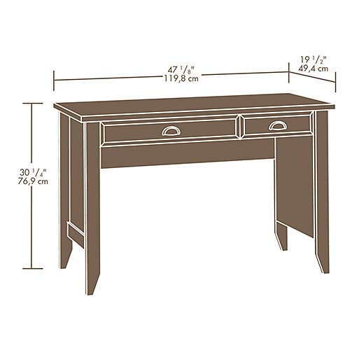 Sauder Shoal Creek Computer Desk - Jamocha