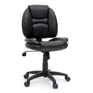 Sauder Gruga DuraPlush(R) Desk Chair - Black