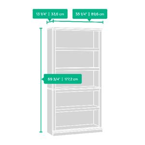 Sauder 5 Shelf Bookcase - Cherry alternate view