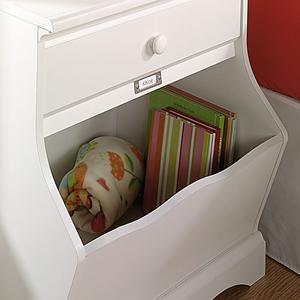 Sauder Pogo Nightstand - Soft White alternate view