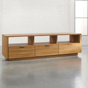 Sauder Soft Modern Low Entertainment Credenza