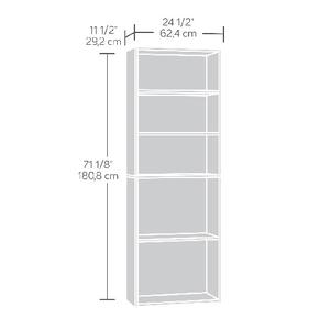 Sauder Beginnings 5 Shelf Bookcase - Soft White alternate view