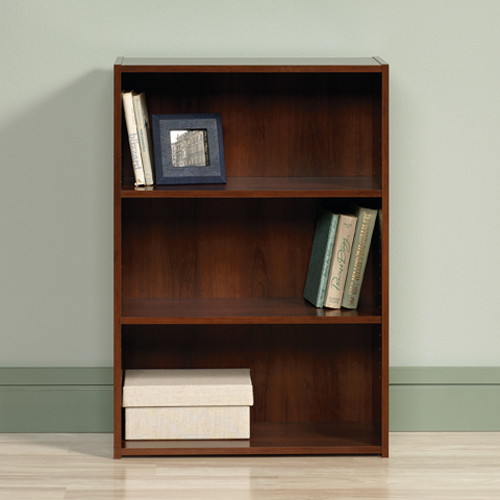 Sauder Beginnings 3 Shelf Bookcase - Brook Cherry