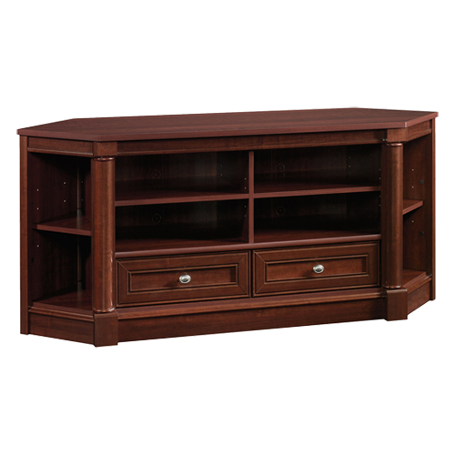 Sauder Palladia Corner Entertainment Credenza - Select Cherry