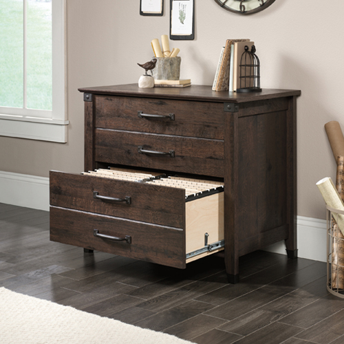 Sauder Carson Forge Lateral File - Coffee Oak