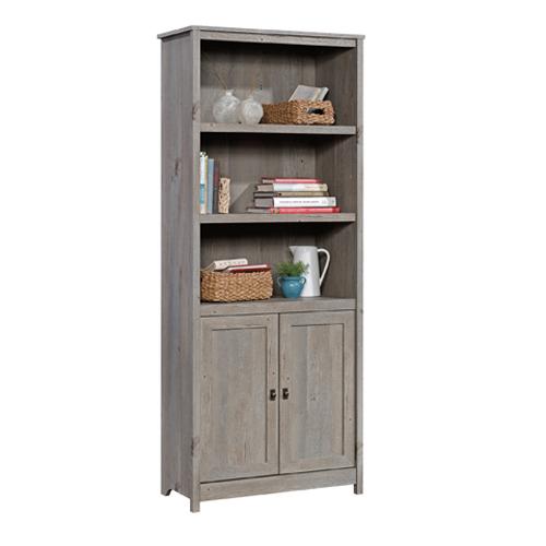 Sauder Cottage Road Library with Doors - Mystic Oak