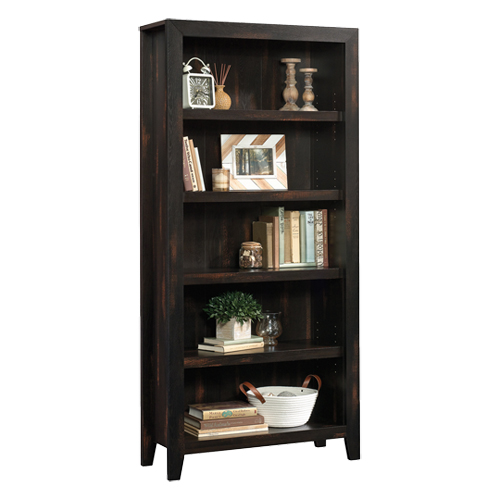 Sauder Dakota Pass 5-Shelf Bookcase - Char Pine