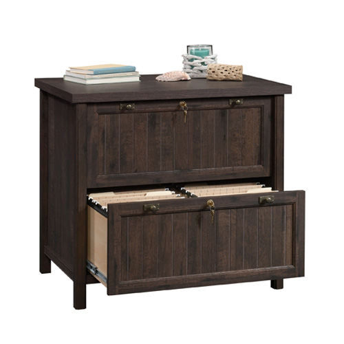 Sauder Costa Lateral File - Coffee Oak