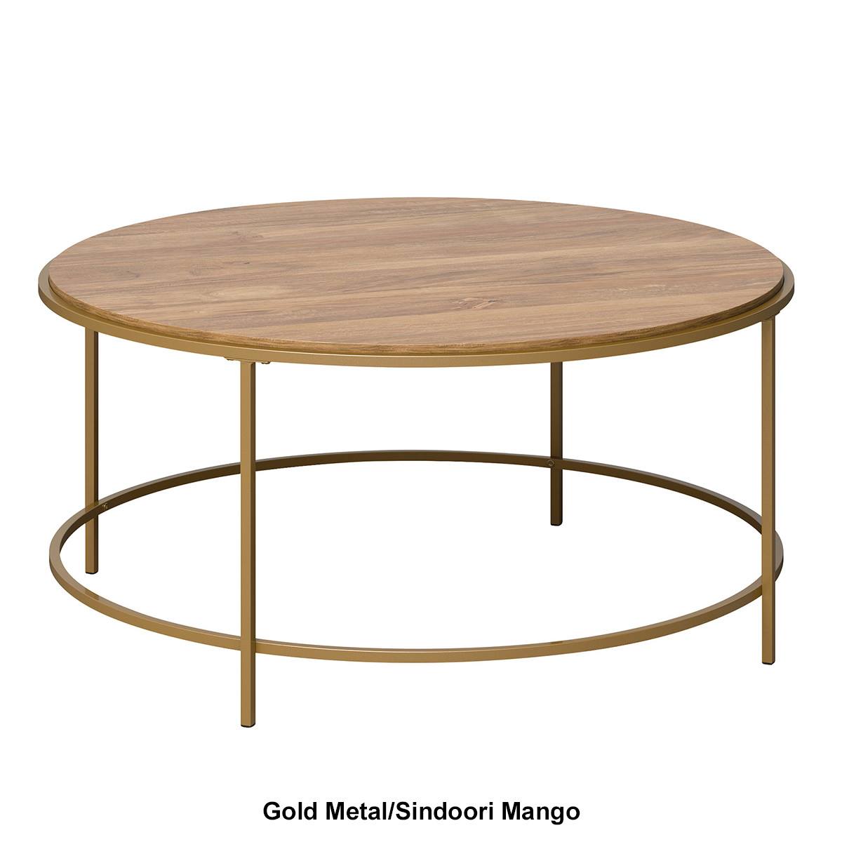 Sauder International Lux Round Coffee Table