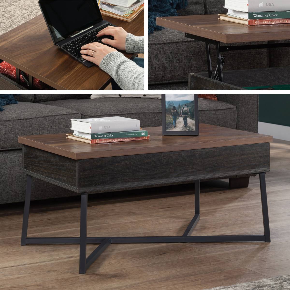 Sauder Canton Lane Lift-Top Coffee Table