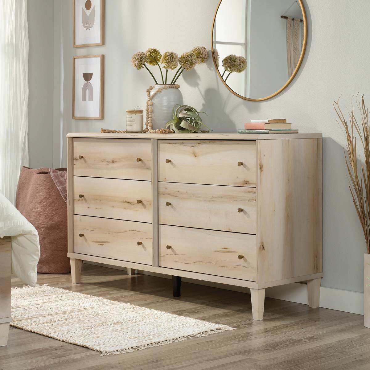 Sauder Willow Place 6-Drawer Dresser