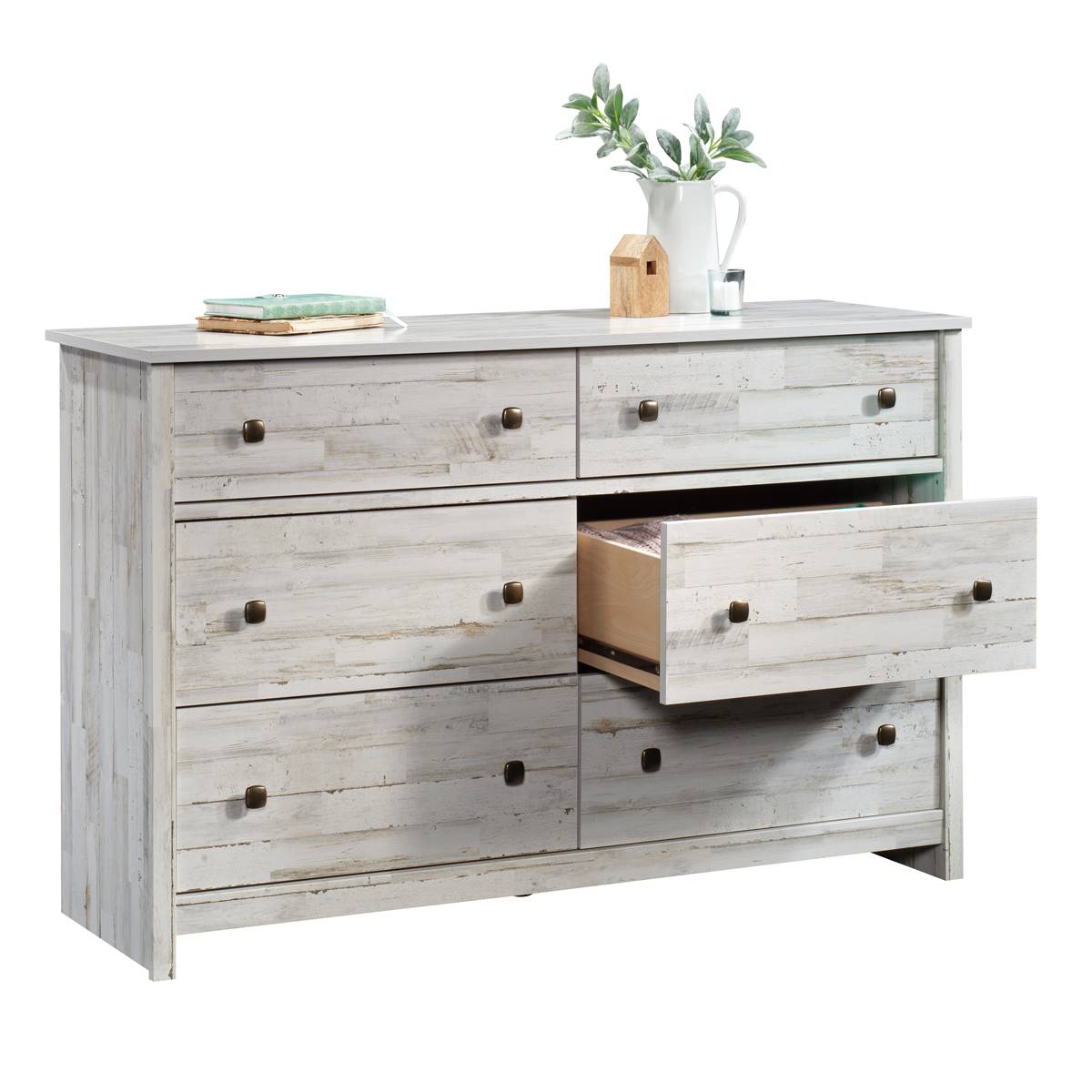 Sauder River Ranch 6-Drawer Bedroom Dresser