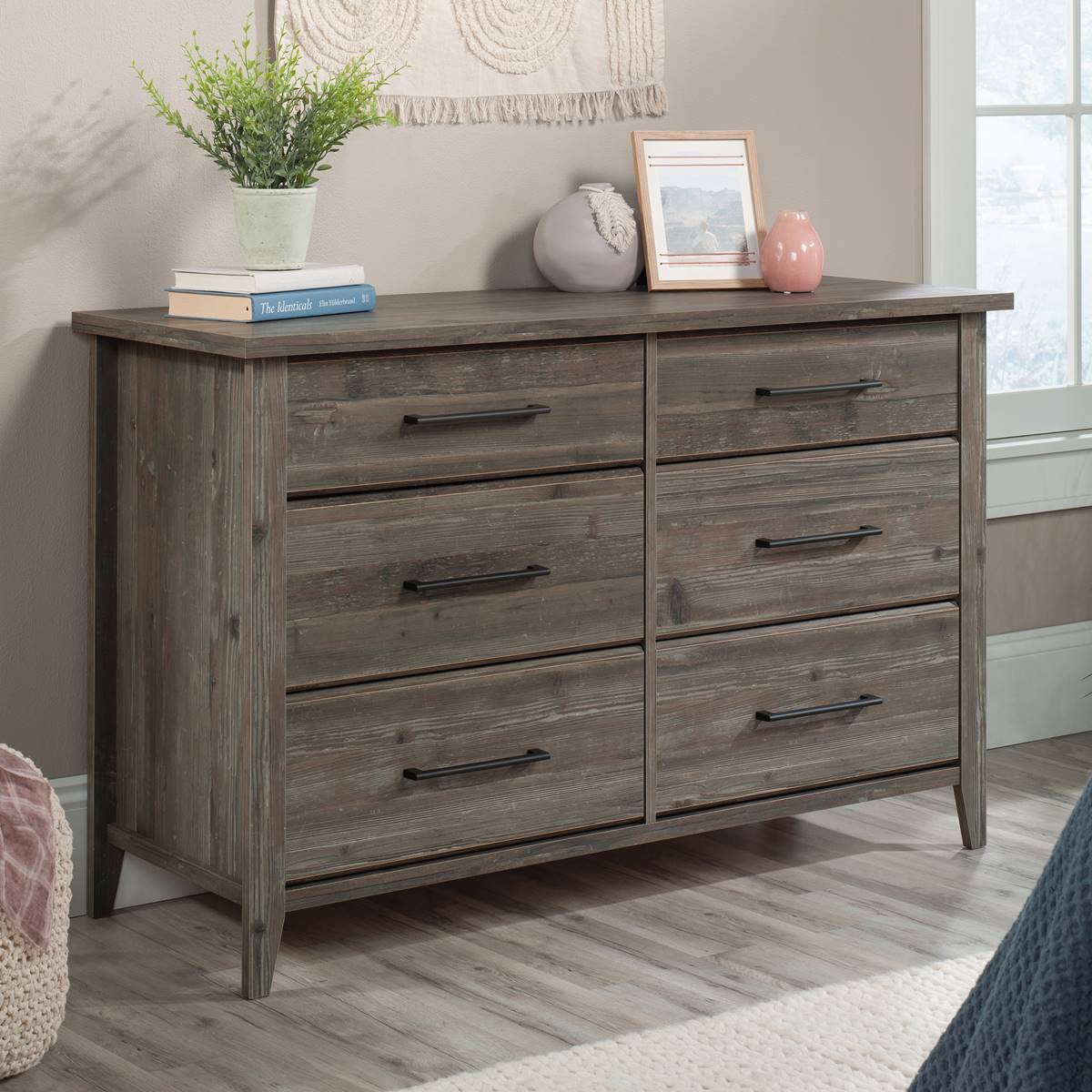 Sauder Summit Station 6-Drawer Bedroom Dresser