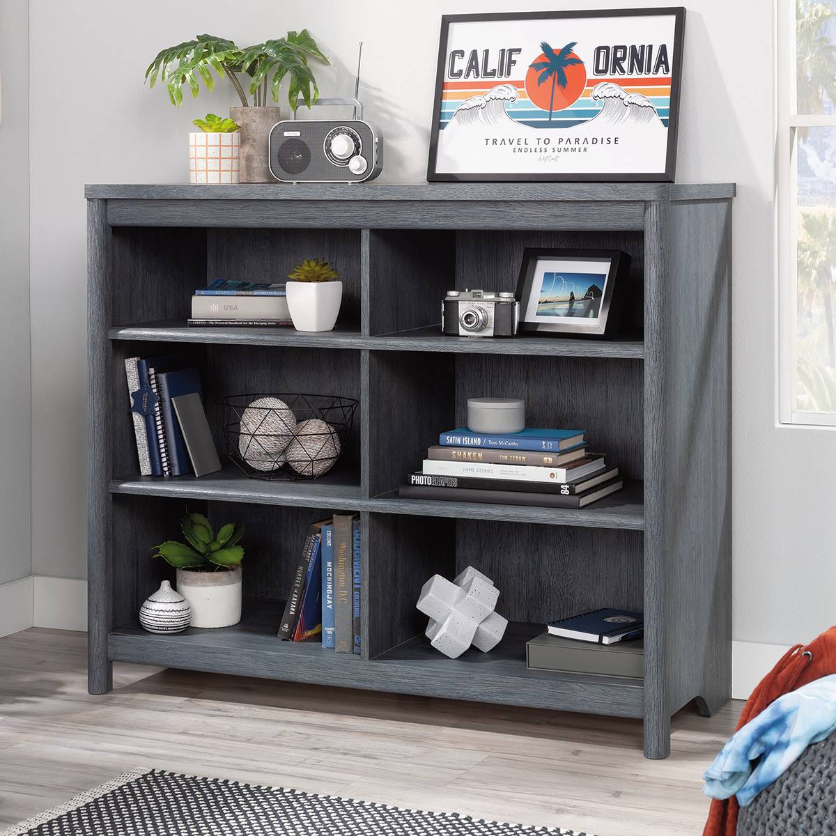 Sauder Dover Edge Cubby Display Bookcase