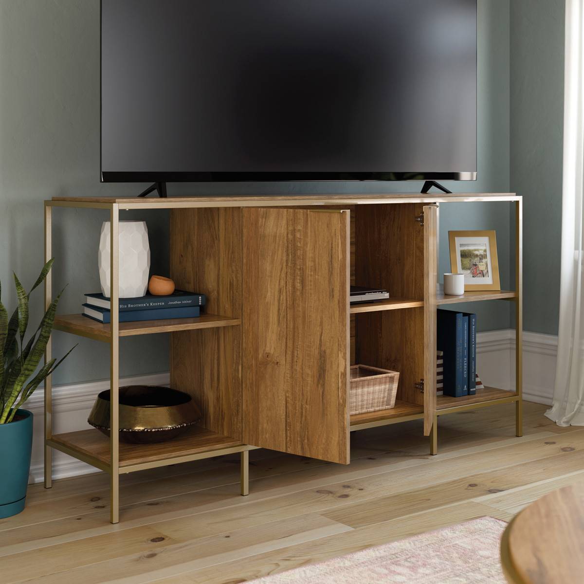 Sauder International Lux Entertainment Credenza