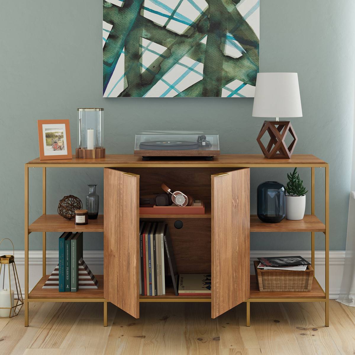 Sauder International Lux Entertainment Credenza