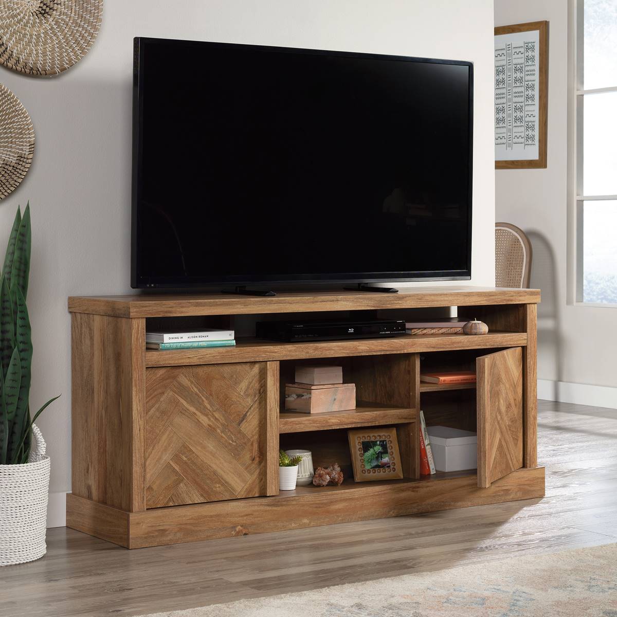 Sauder Cannery Bridge TV Credenza