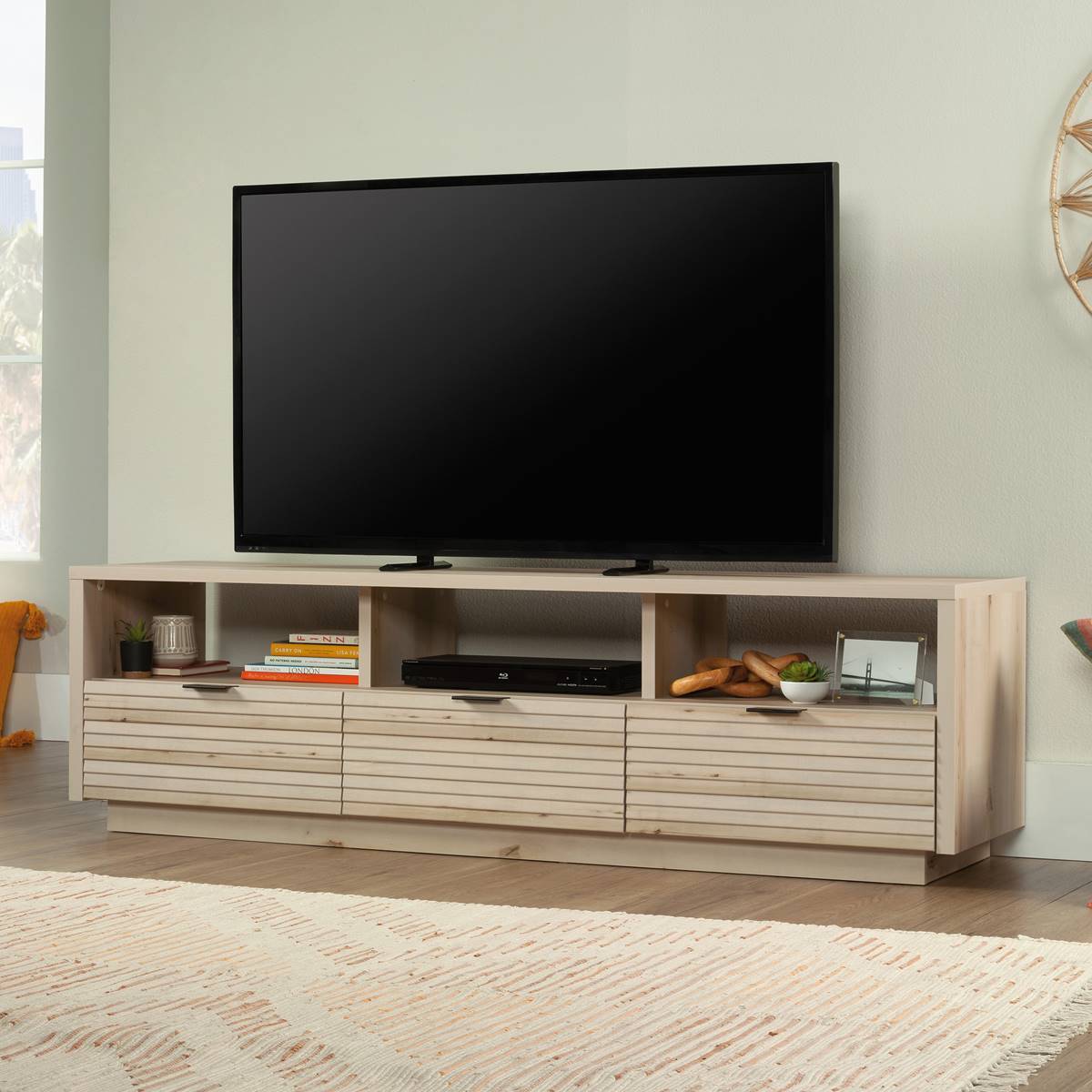 Sauder Harvey Park TV Credenza With Drawers