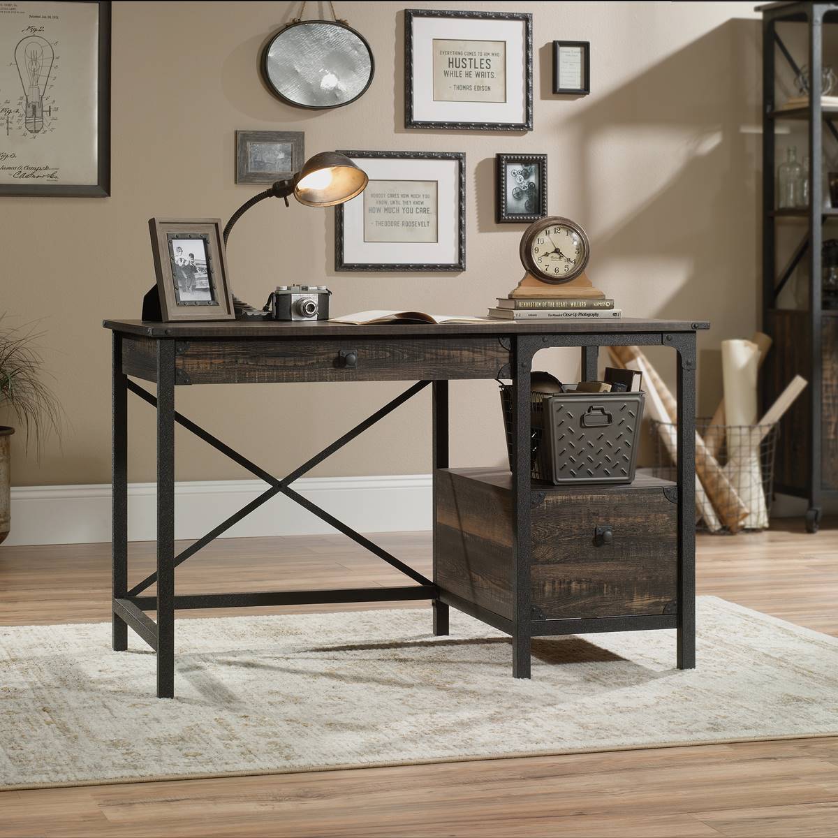 Sauder Steel River Desk