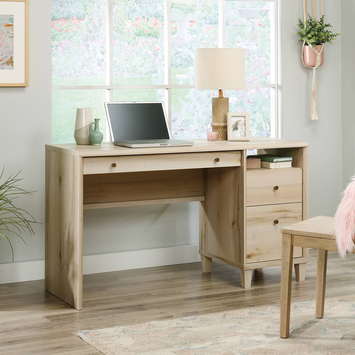 Sauder Willow Place Single Ped Computer Desk