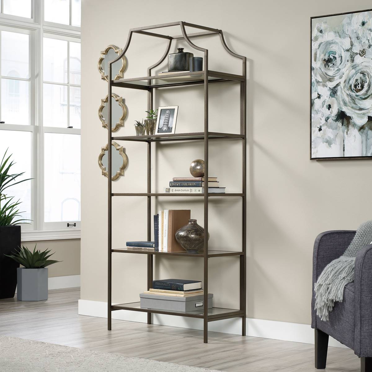 Sauder International Lux Bookcase