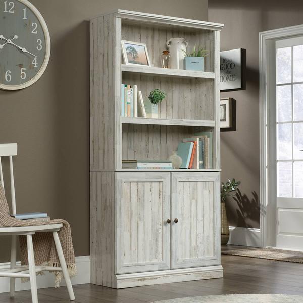 Sauder Select Collection 5 Shelf Plank Bookcase With Doors alternate view