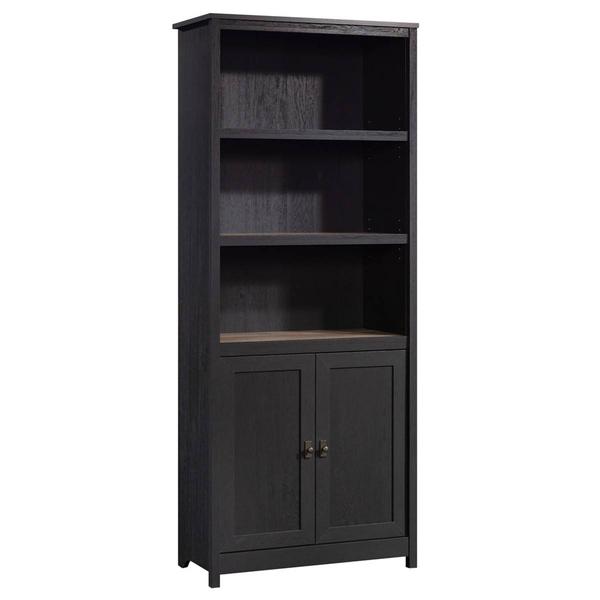 Sauder Cottage Road 3-Shelf Library Bookcase w/ Doors