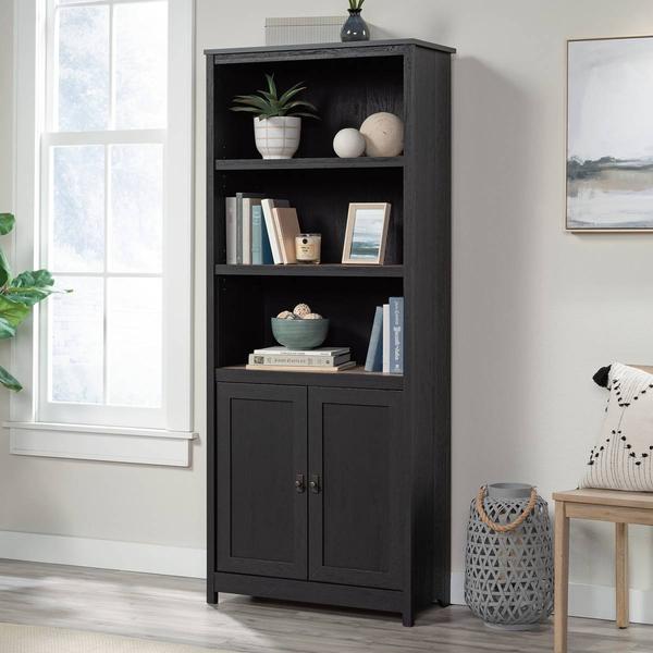 Sauder Cottage Road 3-Shelf Library Bookcase w/ Doors alternate view