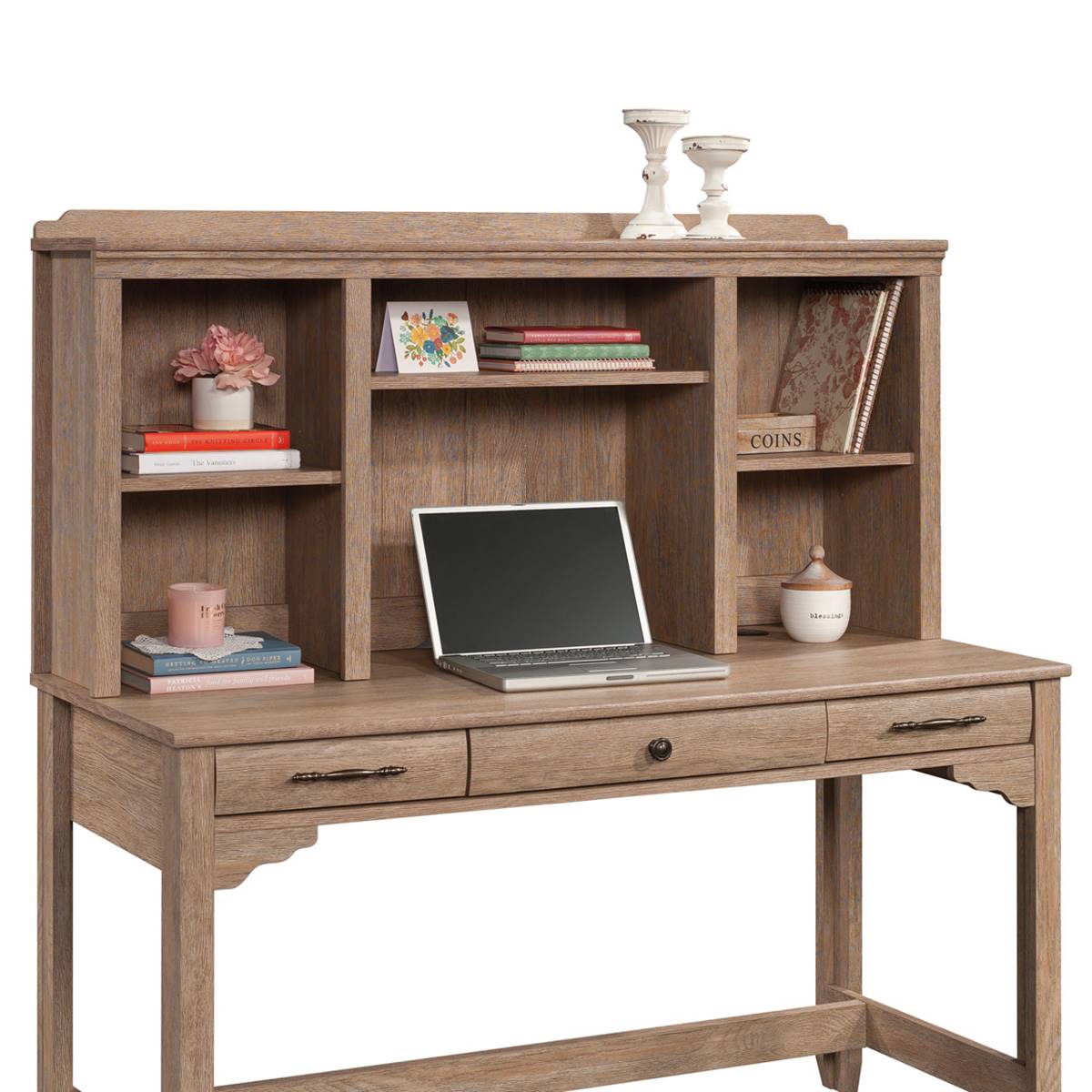 Sauder Rollingwood Writing Desk Hutch