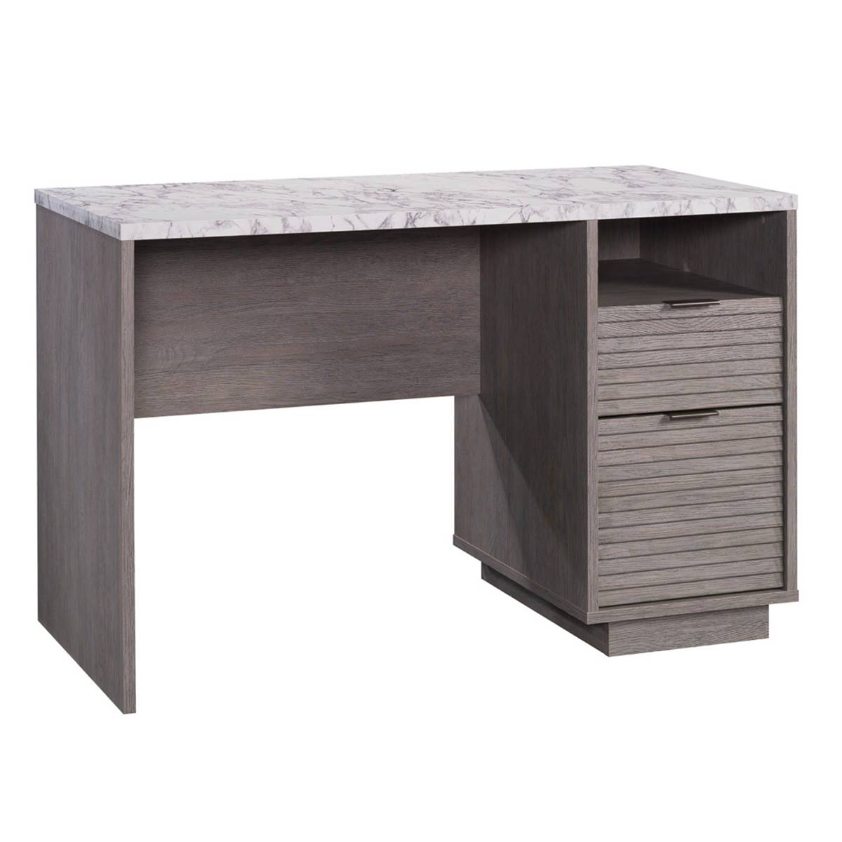 Sauder East Rock Contemporary Single Pedestal Desk