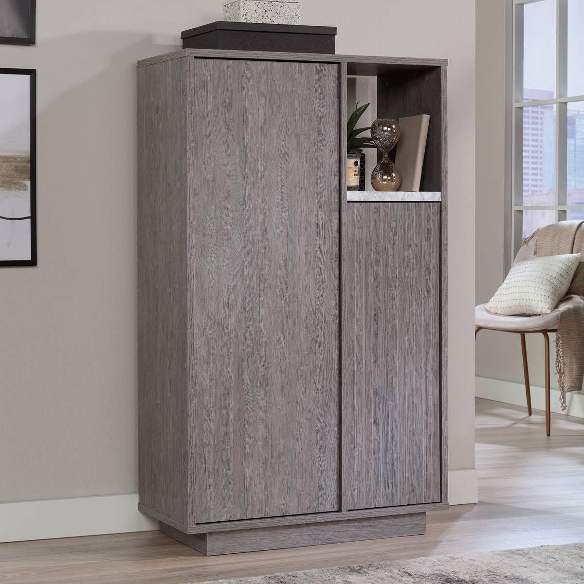 Sauder East Rock Contemporary Storage Cabinet