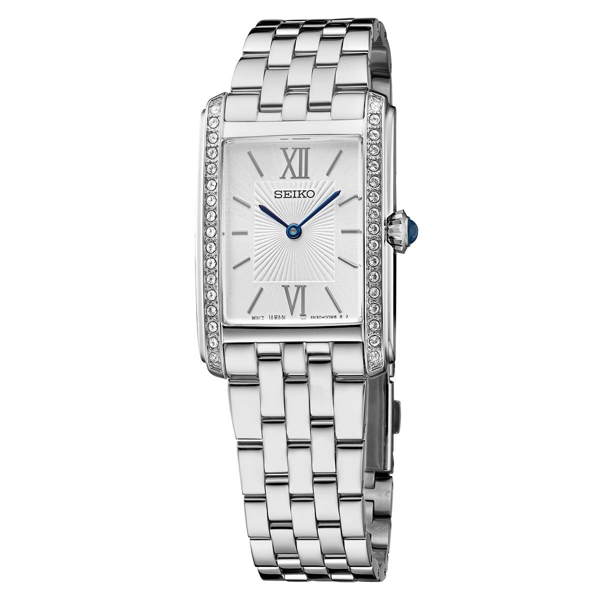 Womens Seiko Crystal Collection Silver Dial Quartz Watch - SWR091