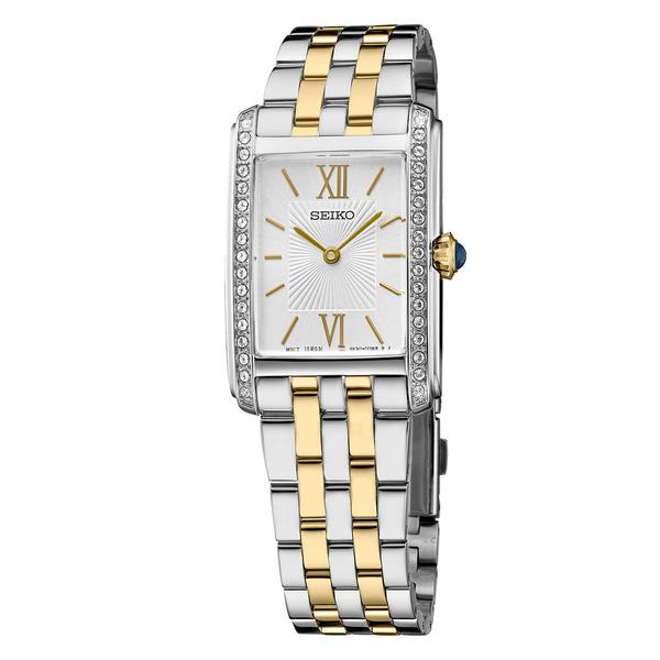 Womens Seiko Crystal Collection Two-Tone Watch - SWR093