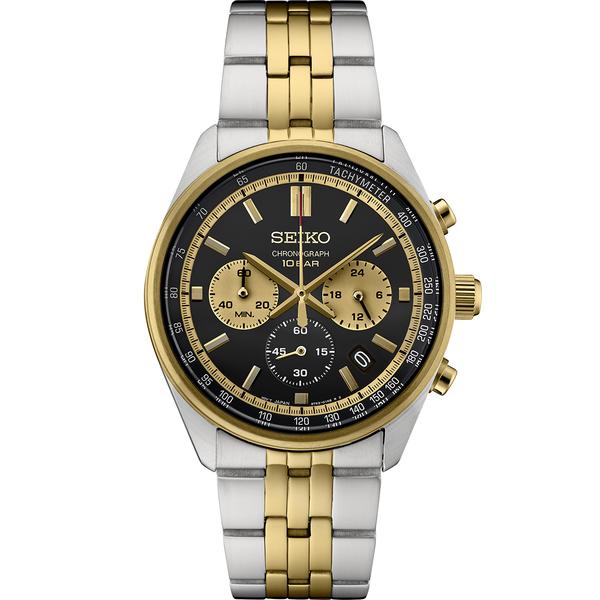 Mens Seiko Essentials Chronograph Watch - SSB430