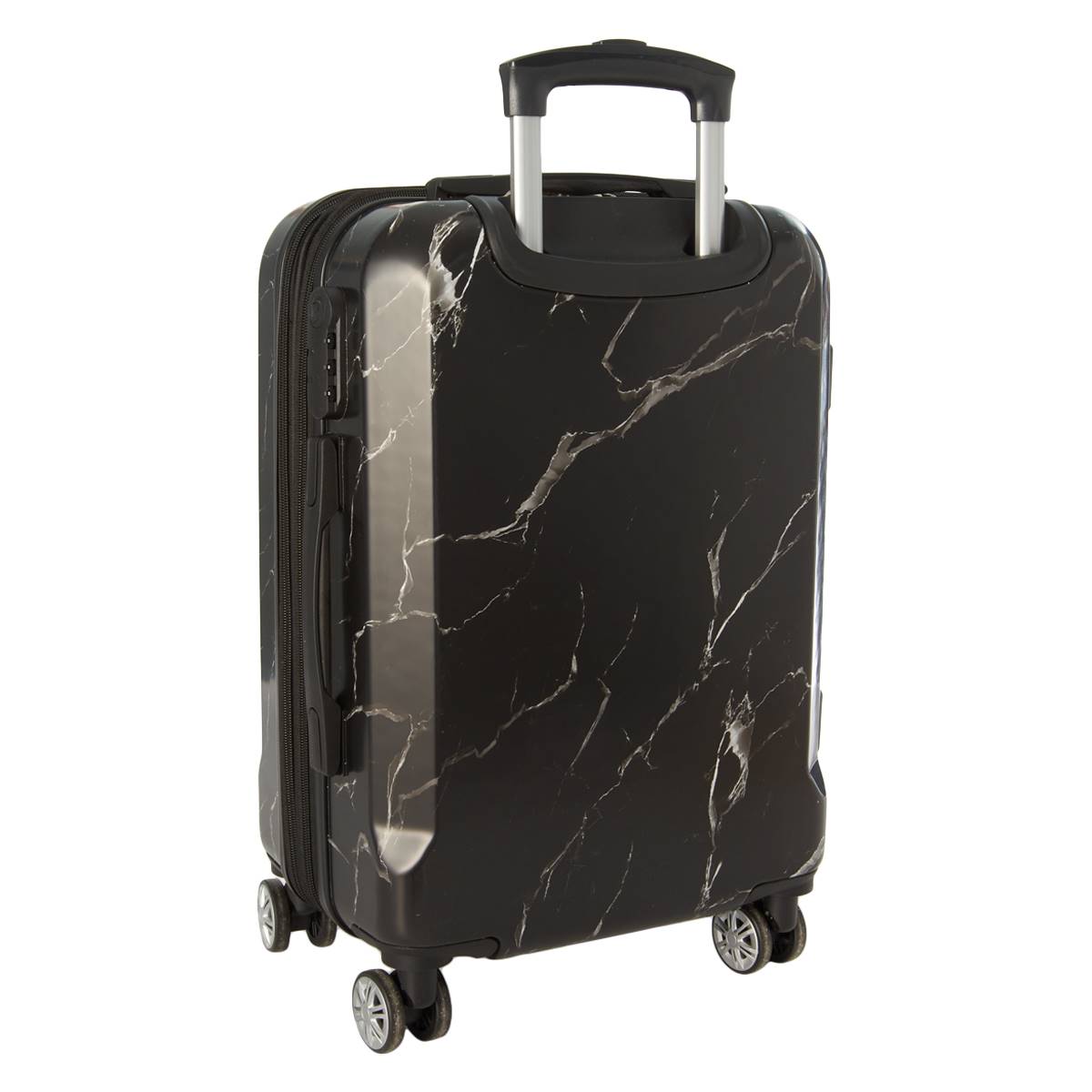 Journey 24in. Marble Hardside Spinner Luggage - Black