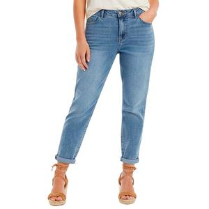 Petite d.jeans(R) High Rise Rolled Cuff Ankle Jeans