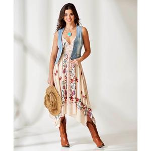 Juniors Angie Floral Gauze Dress