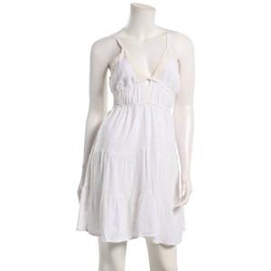 Juniors Angie Lace Trim Keyhole Skater Dress alternate view