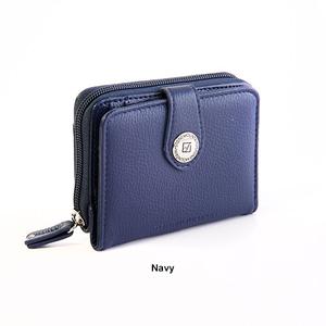 Womens Stone Mountain Ludlow Solid Small Zip-Around Wallet alternate view