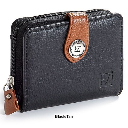 Womens Stone Mountain Ludlow Small Zip Around Wallet