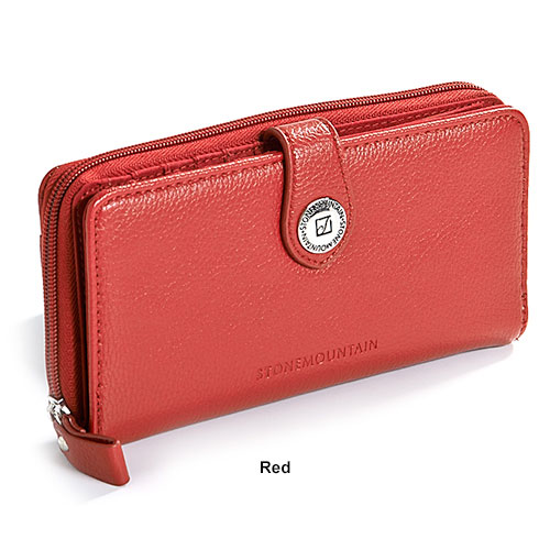 Womens Stone Mountain Ludlow Large Zip Around Wallet