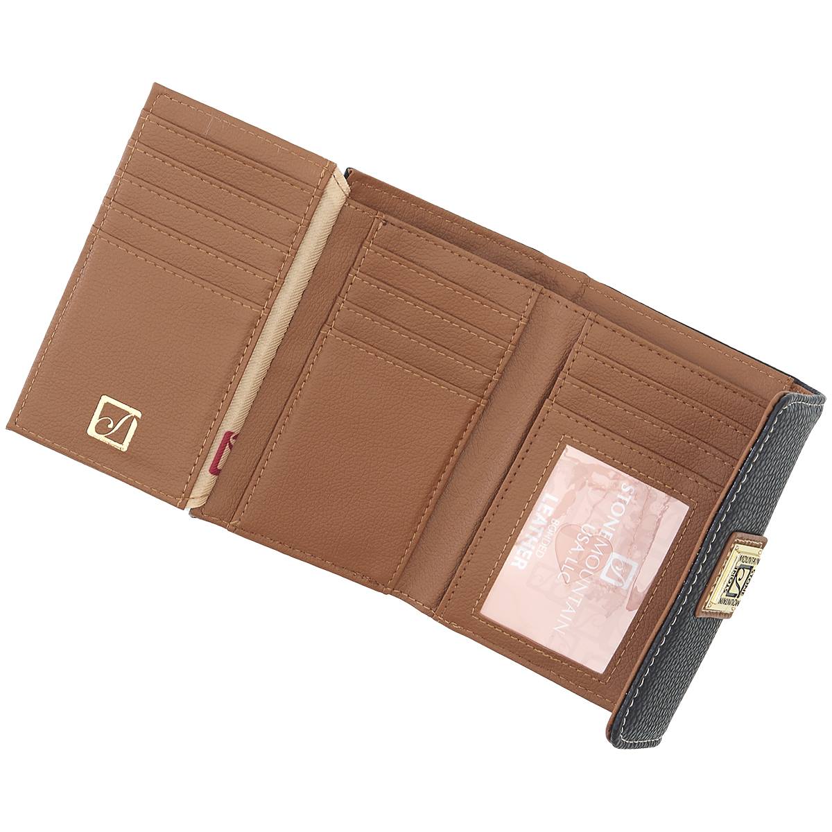 Womens Stone Mountain Cornell Small Trifold Wallet