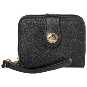 Womens Stone Mountain Paisley Embossed Small Wristlet alternate view
