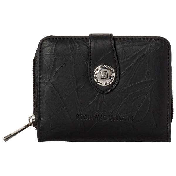 Womens Stone Mountain Nancy Solid Small Zip-Around Wallet alternate view